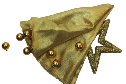 Gold Christmas Tree Skirt